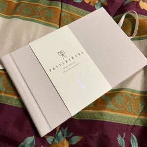 POTTERY BARN Beige Travel Photo Album